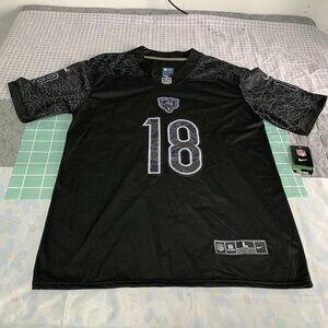 Nike Youth Chicago Bears Lanse Caleb Williams Navy 18 Player Jersey